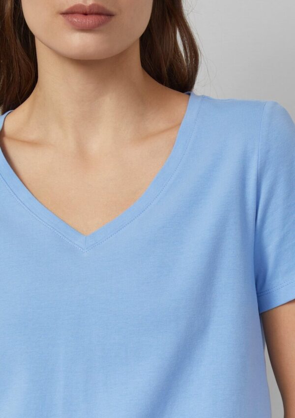 T-Shirt mit V-Ausschnitt