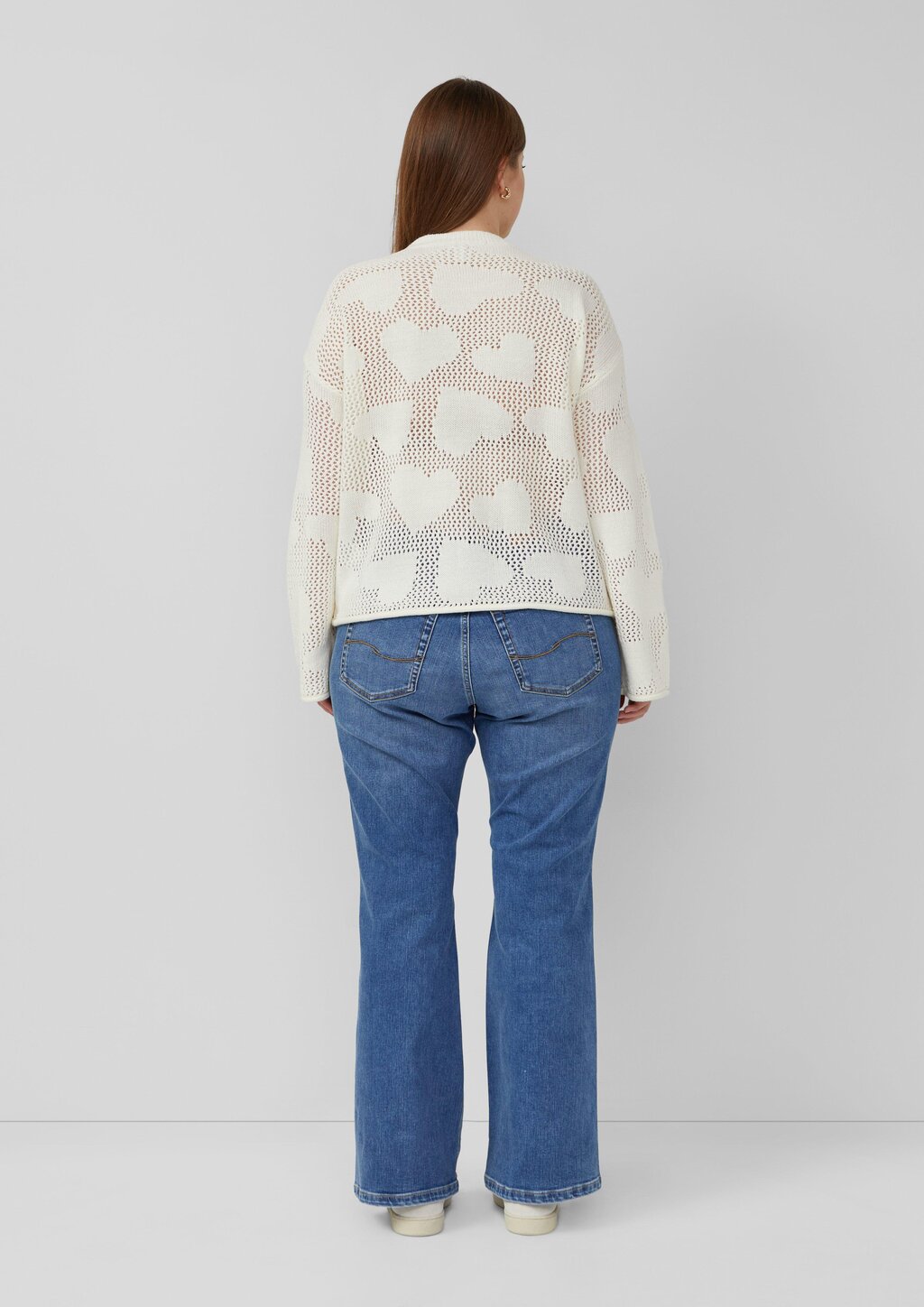 Transparenter Pullover