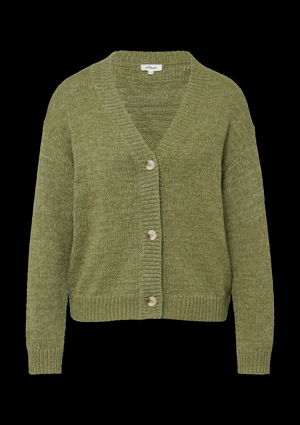 Strickjacke aus Bändchengarn im Relaxed Fit