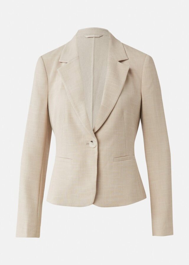 Taillierter Blazer in Strukturware
