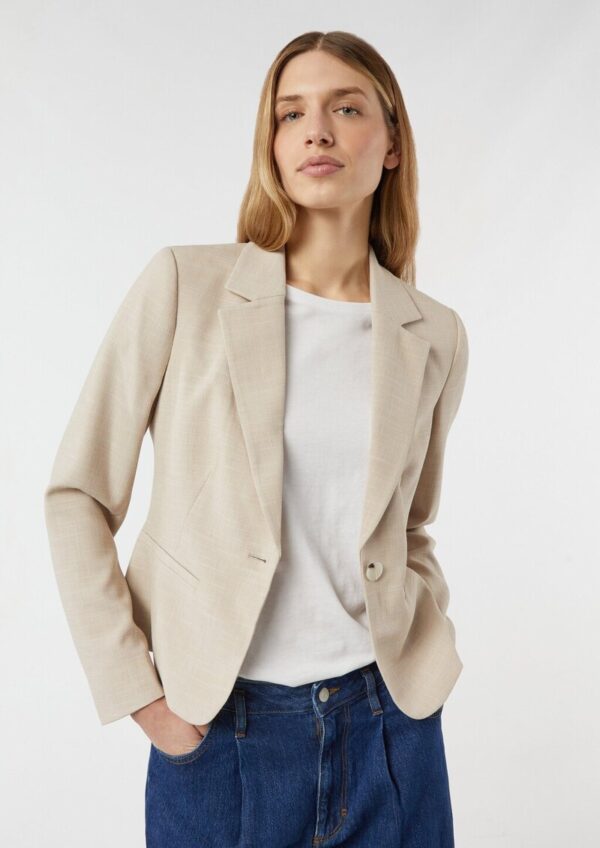 Taillierter Blazer in Strukturware