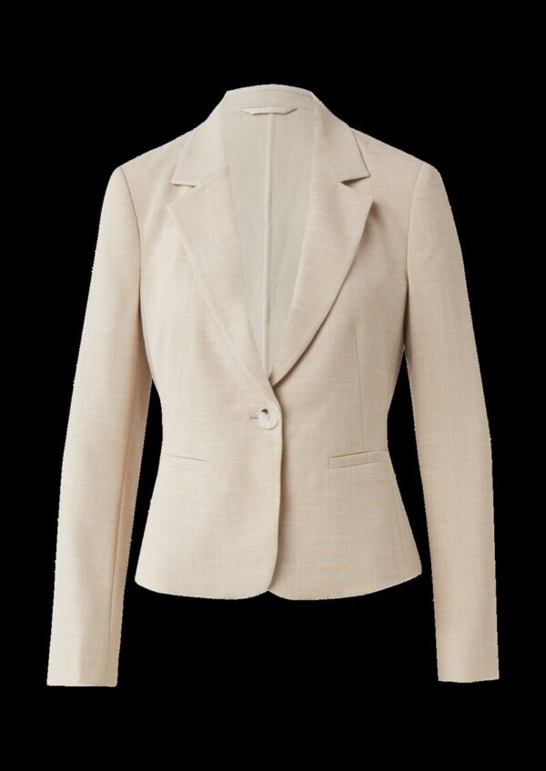 Taillierter Blazer in Strukturware