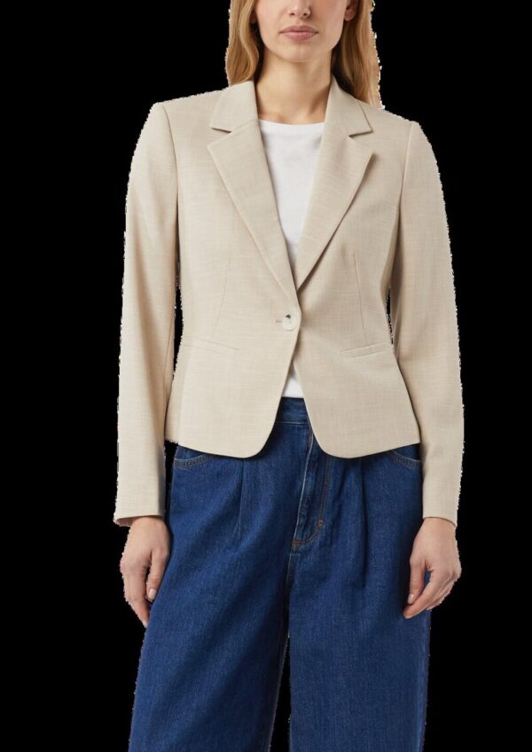 Taillierter Blazer in Strukturware