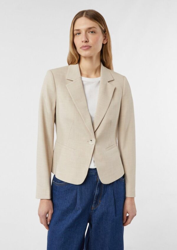 Taillierter Blazer in Strukturware