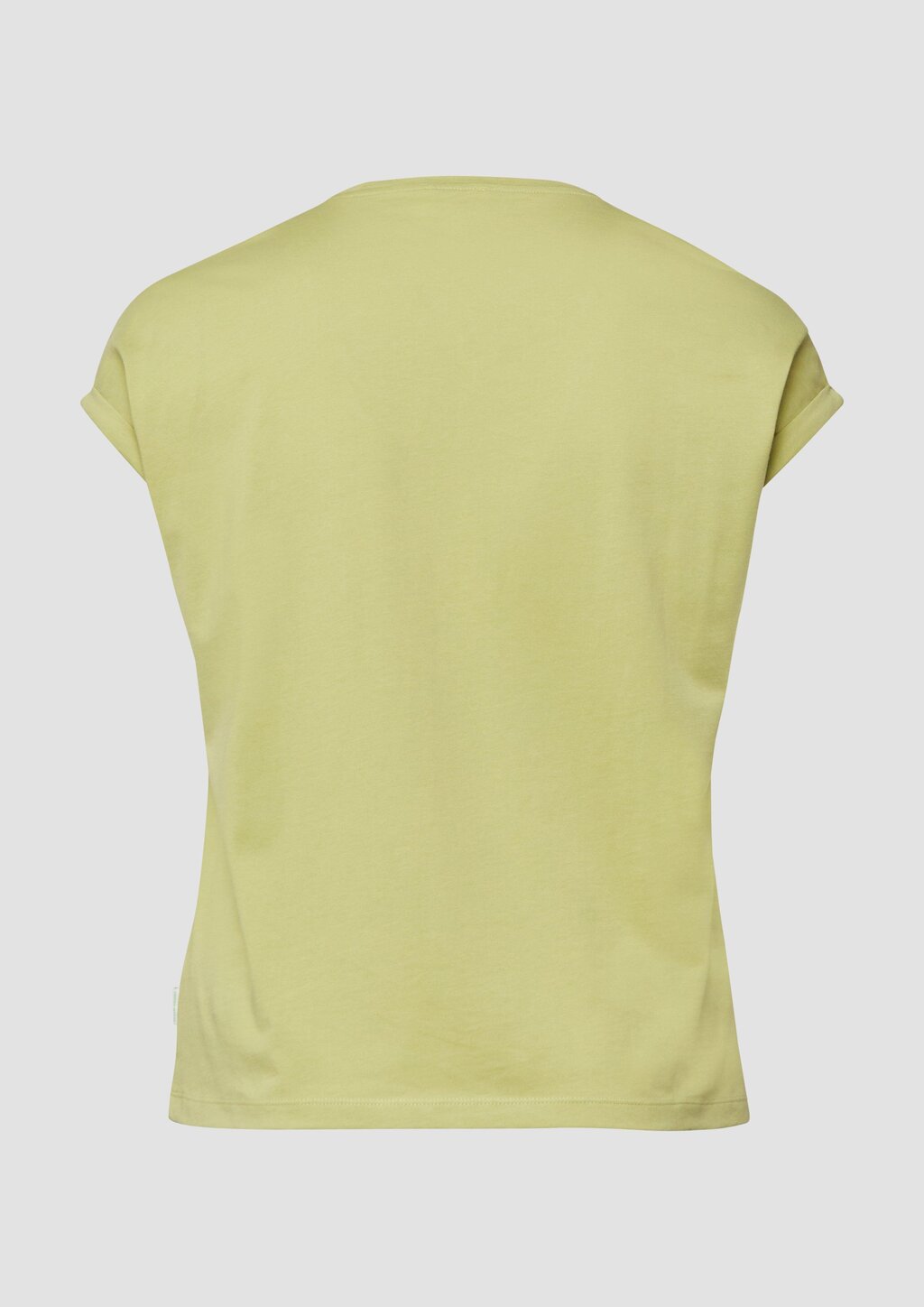 T-Shirt mit überschnittenen Schultern und Frontprint