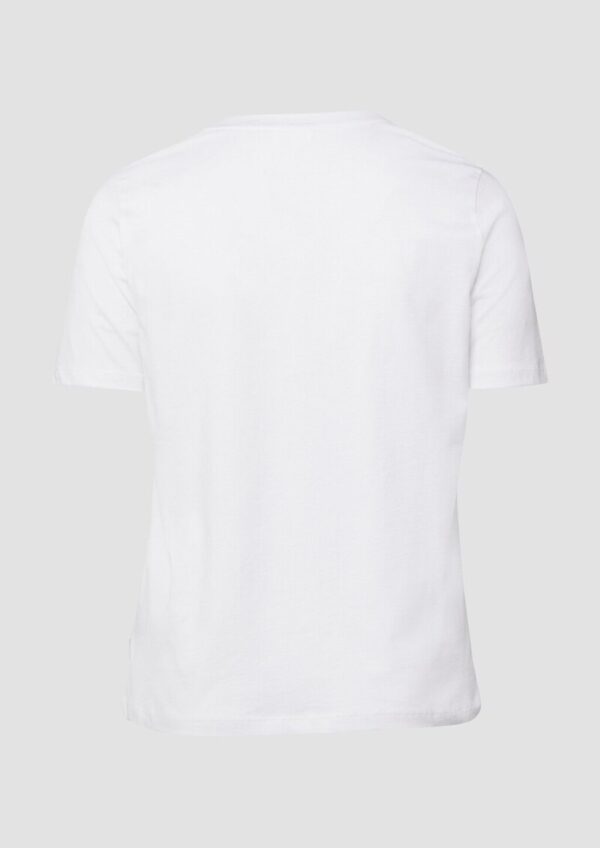 Baumwoll-T-Shirt mit Frontprint