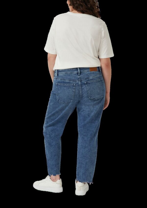 Jeans / Curvy Fit / Mid Rise / Slim Tapered Leg / mit Perlendetails