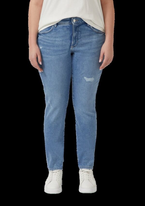 Jeans / Skinny Fit / Mid Rise / Skinny Leg / Destroyed-Effekt
