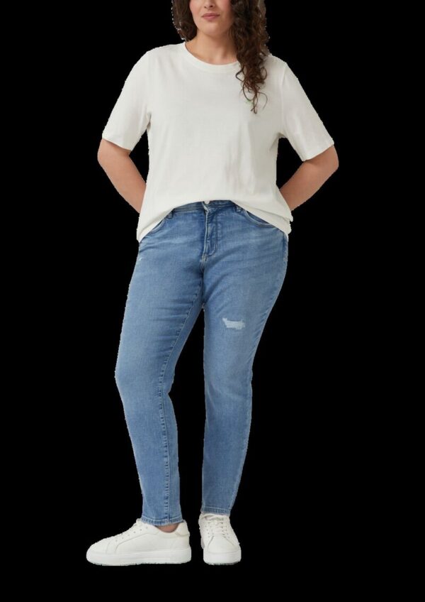 Jeans / Skinny Fit / Mid Rise / Skinny Leg / Destroyed-Effekt