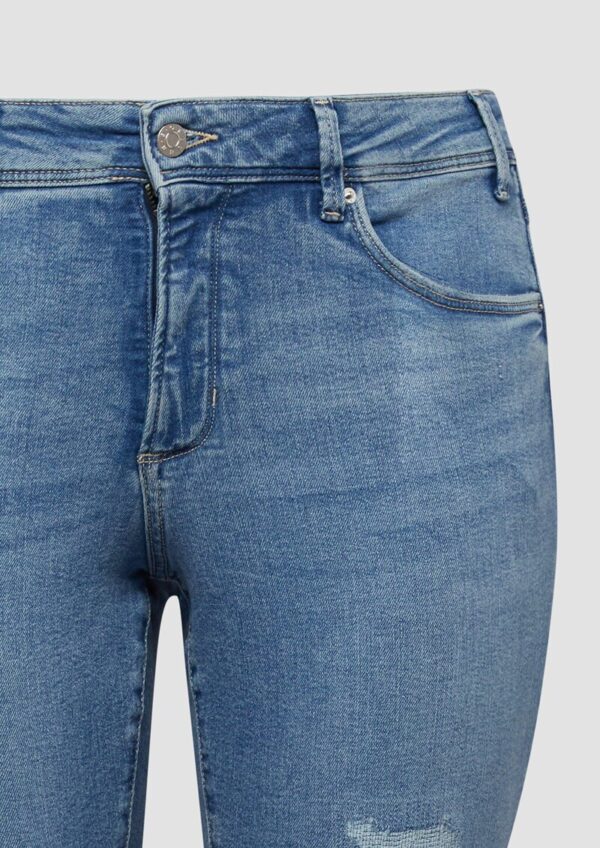 Jeans / Skinny Fit / Mid Rise / Skinny Leg / Destroyed-Effekt