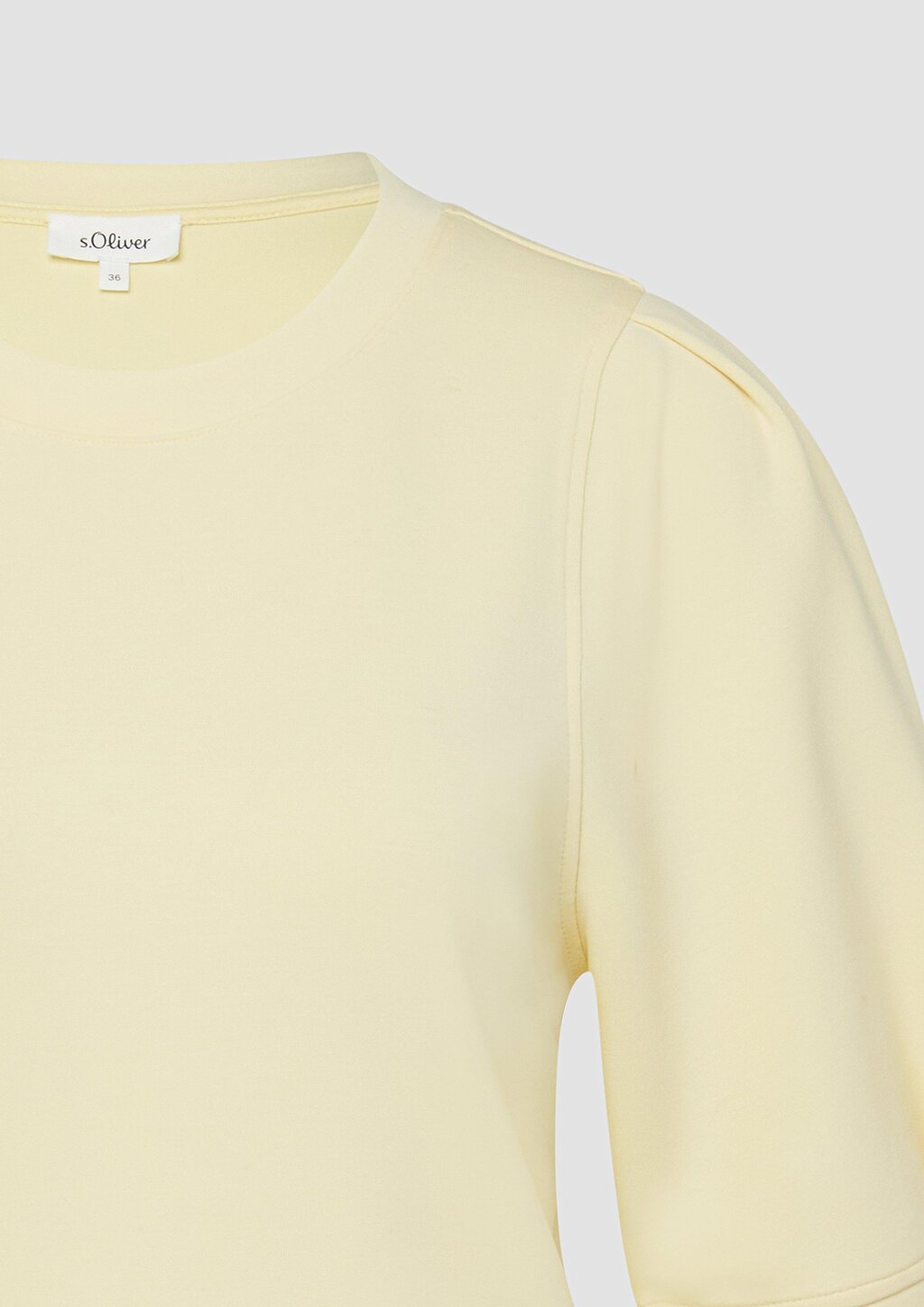 Scuba-Sweatshirt mit Faltendetails