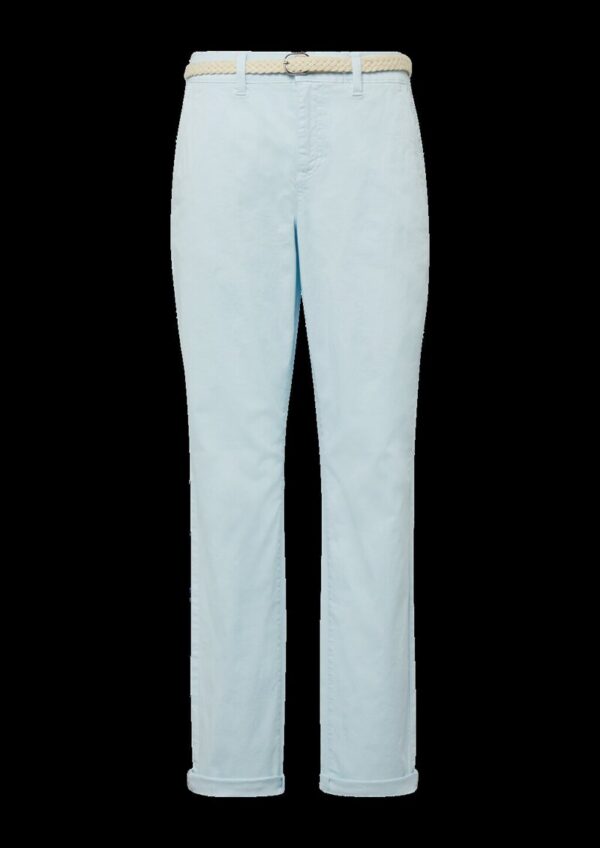 Gewaschene Chino mit Gürtel