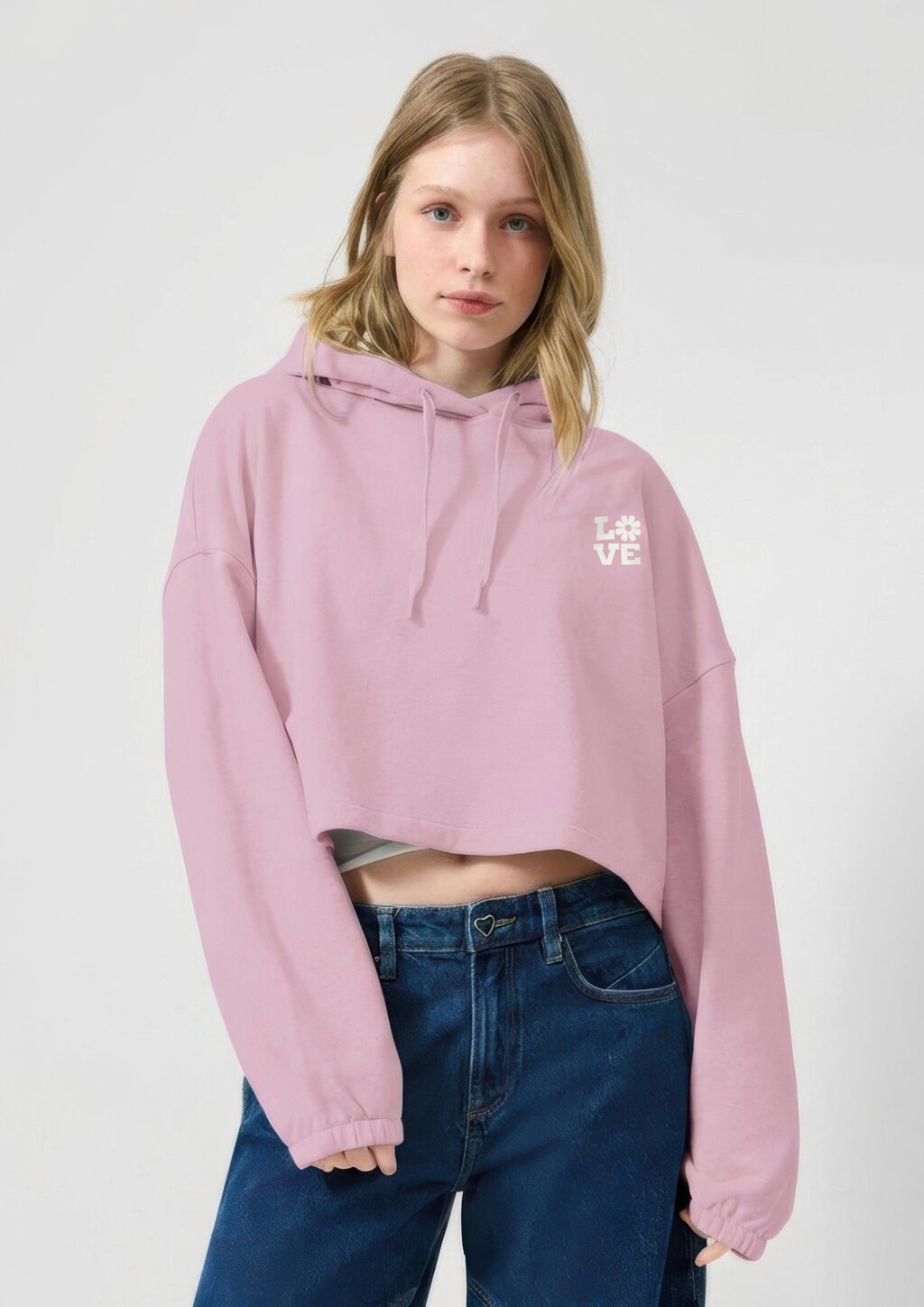 Sweatshirt mit Stickerei