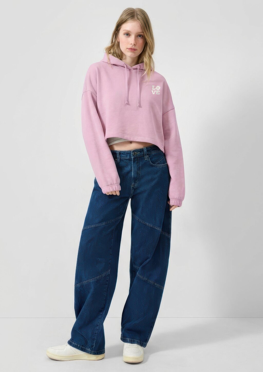 Sweatshirt mit Stickerei