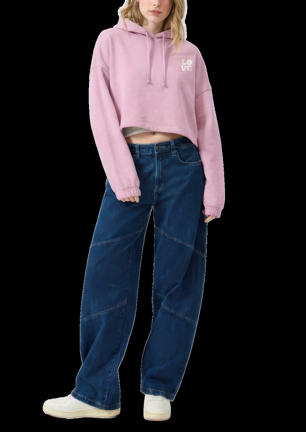 Sweatshirt mit Stickerei