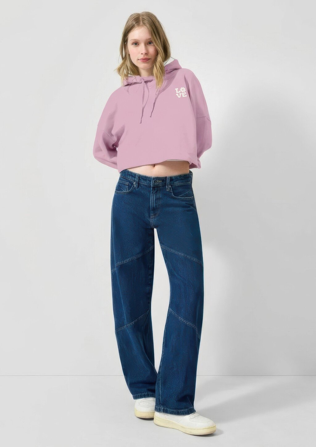 Sweatshirt mit Stickerei