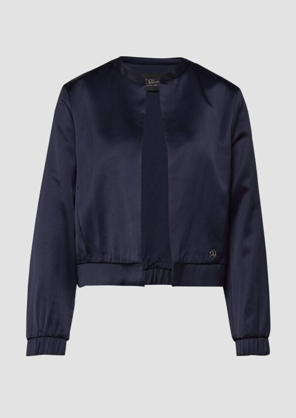 Blouson mit Rippbündchen