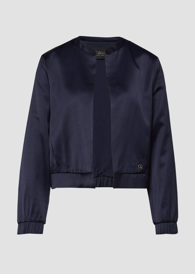 Blouson mit Rippbündchen