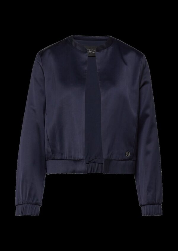 Blouson mit Rippbündchen