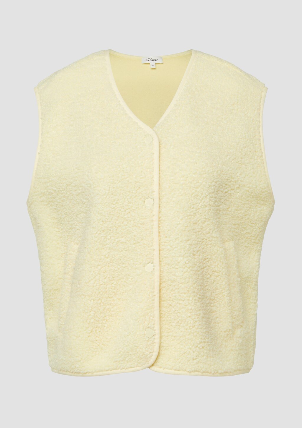 Teddyweste mit Eingrifftaschen