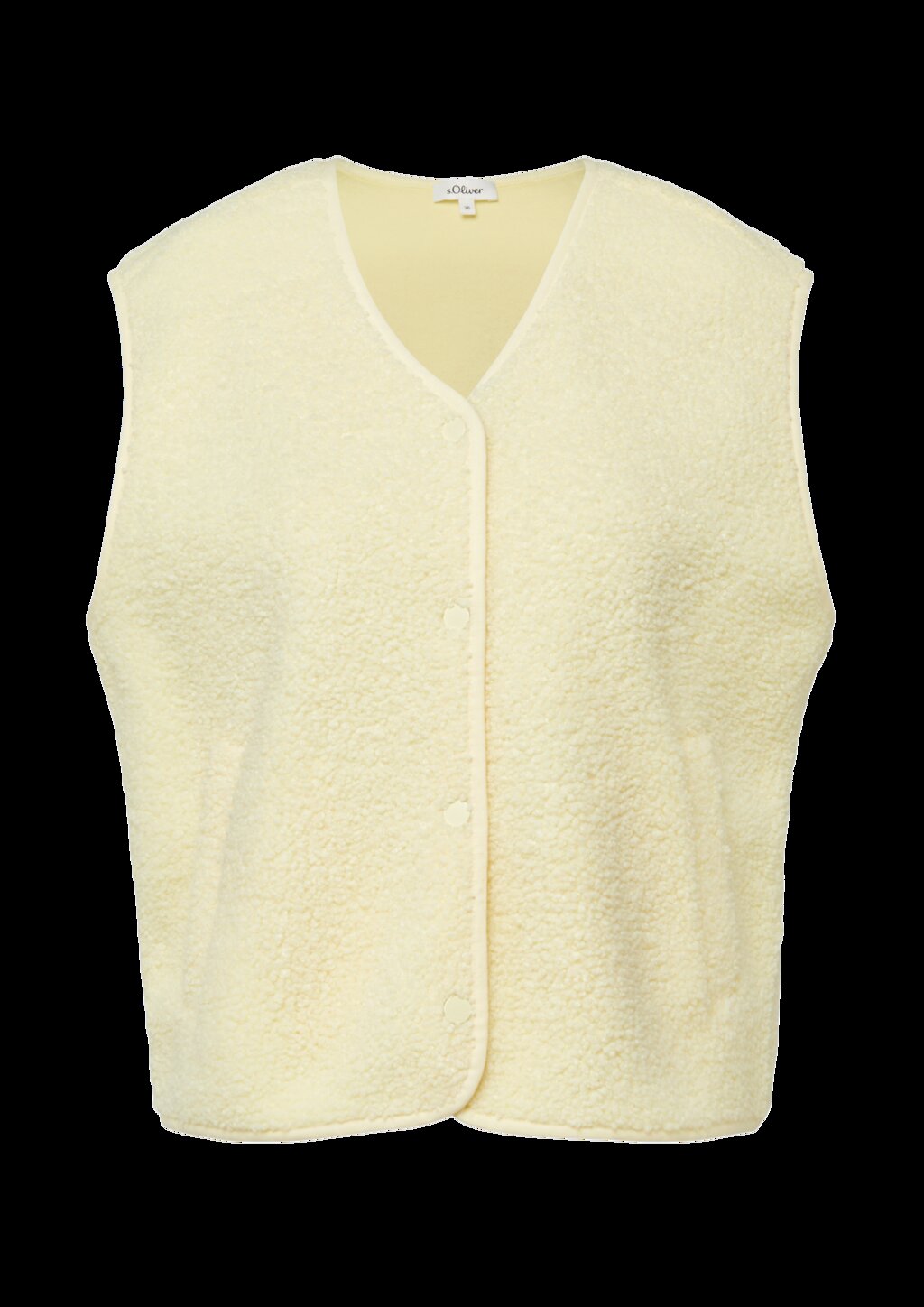 Teddyweste mit Eingrifftaschen