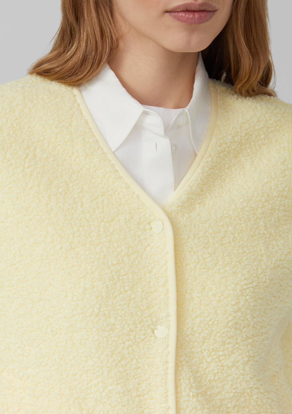 Teddyweste mit Eingrifftaschen