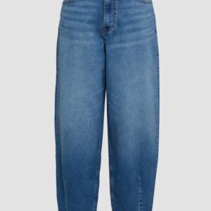 Ankle-Jeans / Regular Fit / High Rise / Barrel Leg