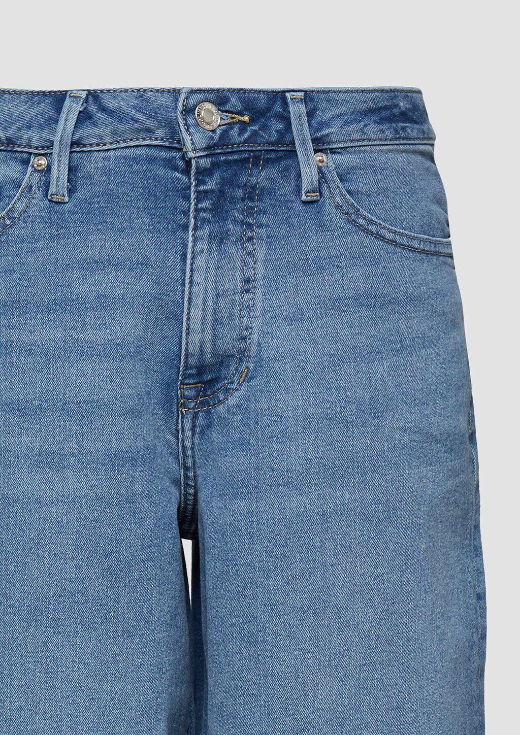 Ankle-Jeans / Regular Fit / High Rise / Barrel Leg