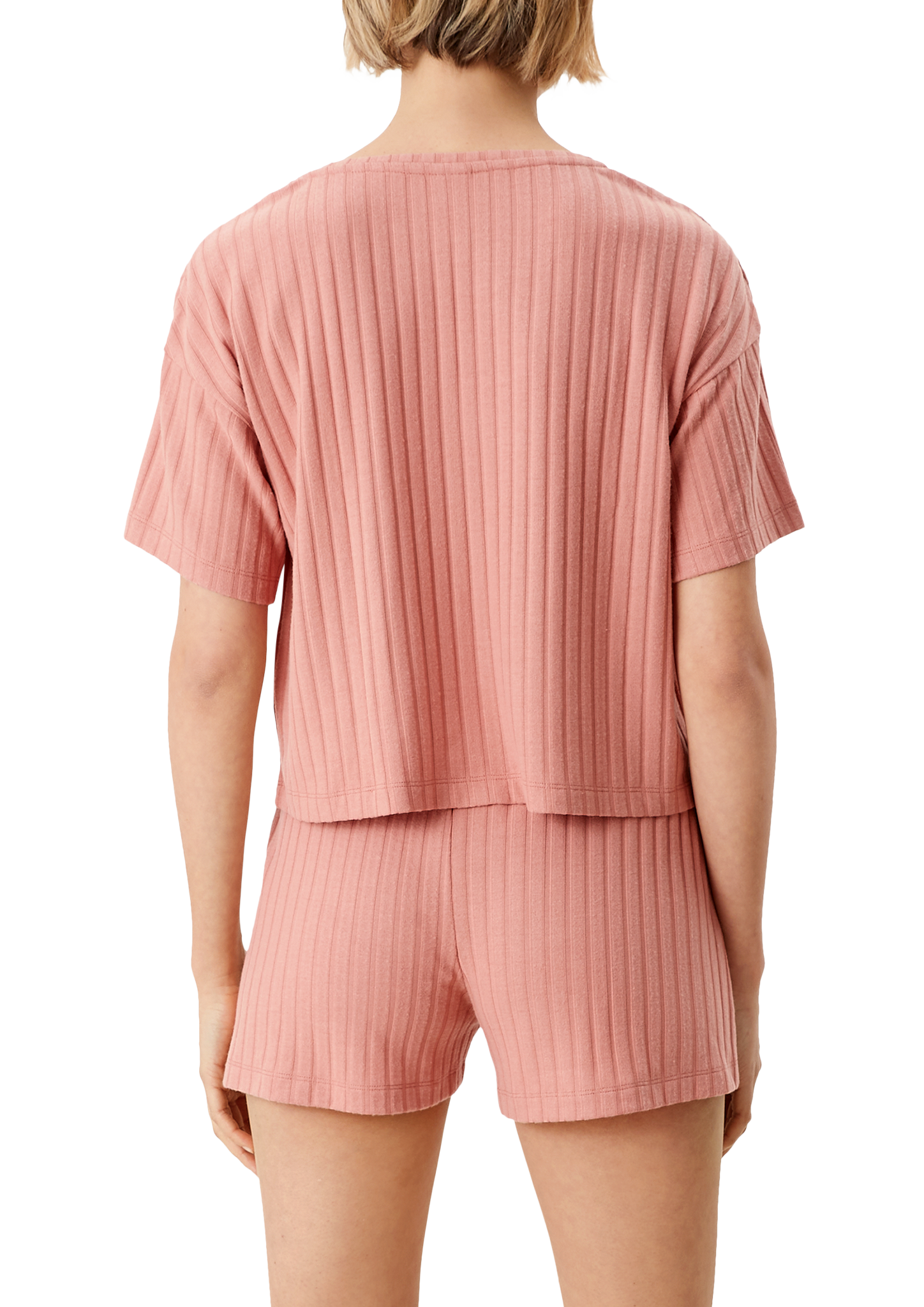 Shorts mit Rippstruktur