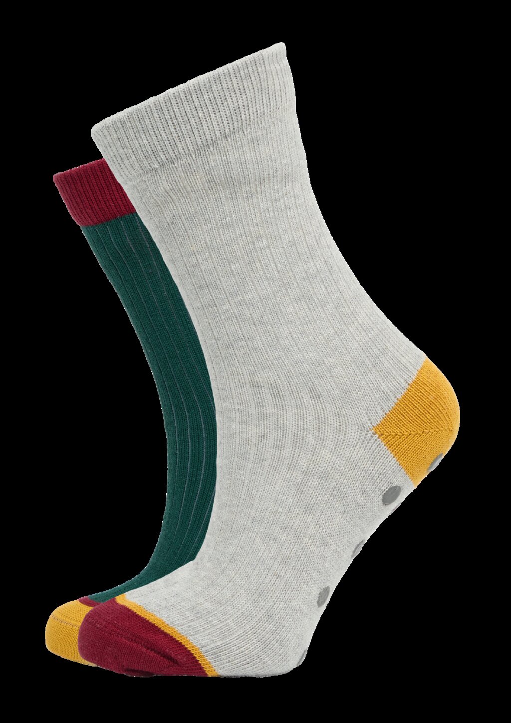 ABS-Socken im Doppelpack mit Kontrast-Detail
