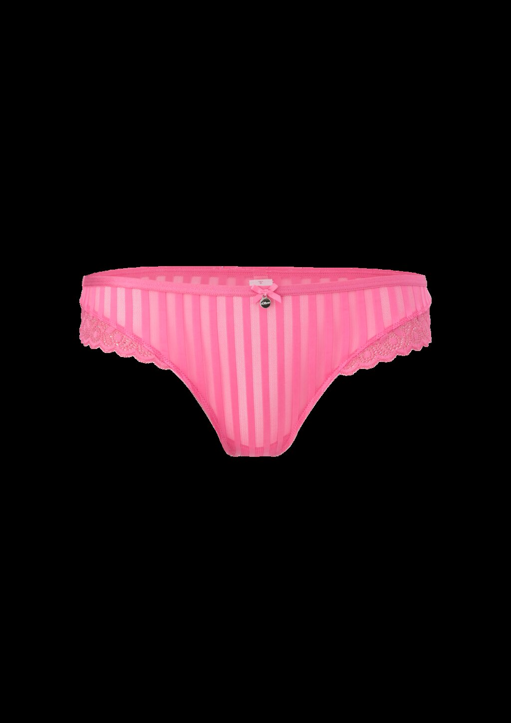 String in transparenter Streifenoptik