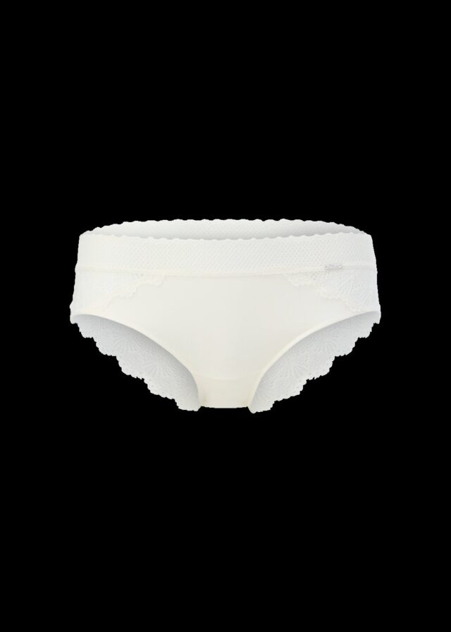 Slip mit Materialmix