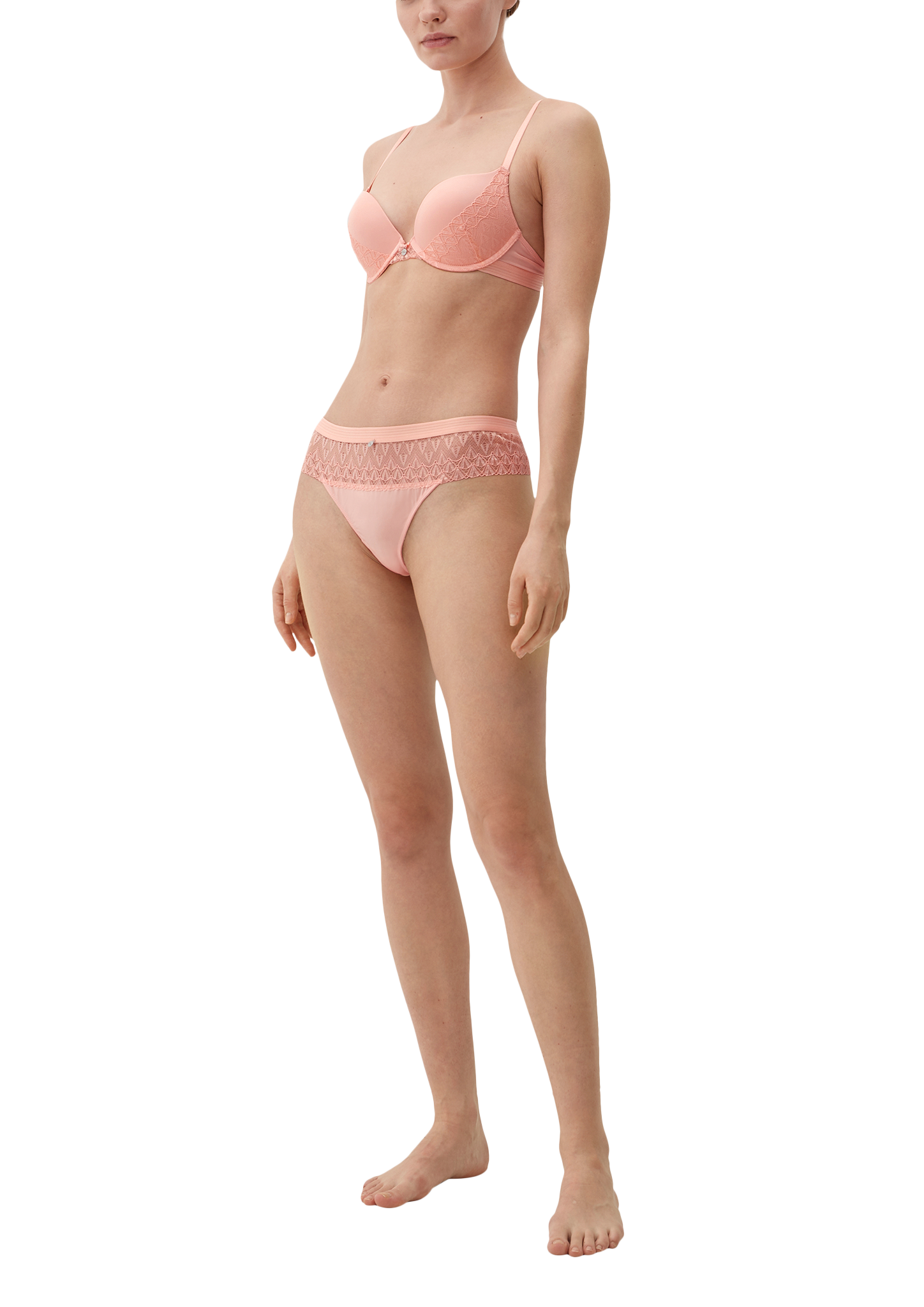 String mit Spitzendetails