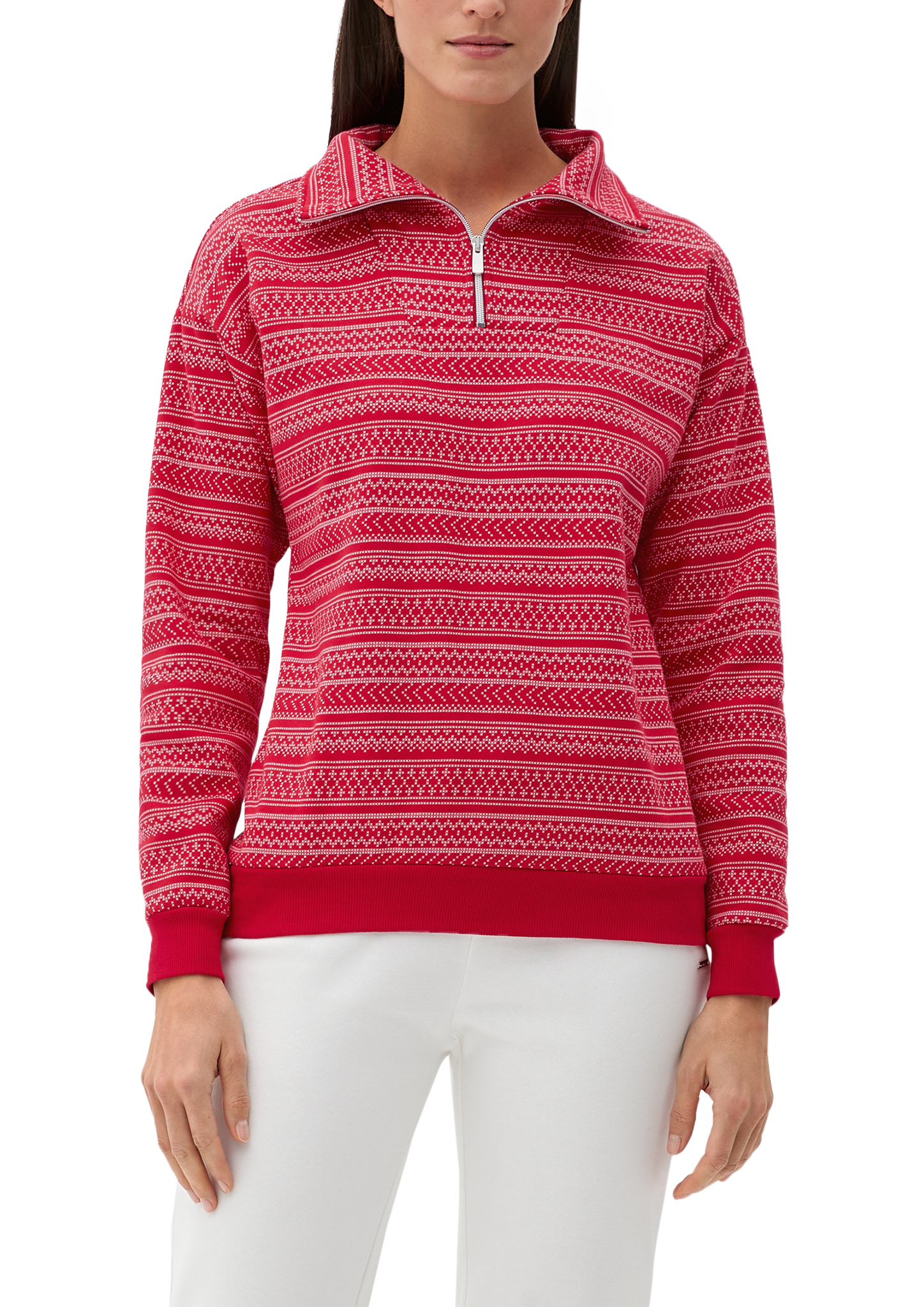 Pyjama-Oberteil im Baumwollmix