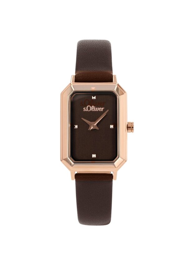 Zierliche Edelstahluhr