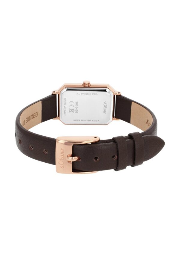 Zierliche Edelstahluhr