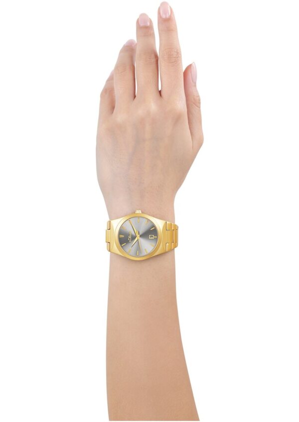 Klassische Edelstahluhr