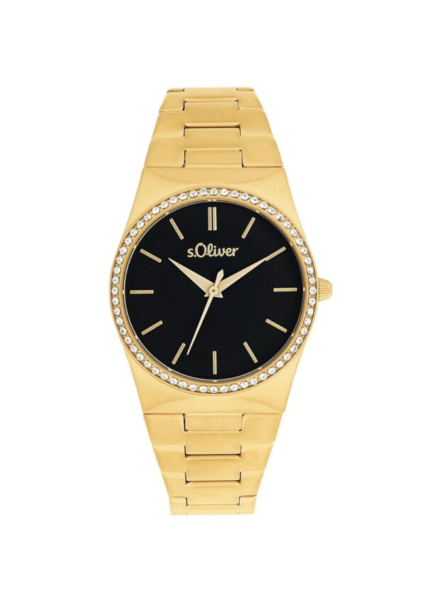 Armbanduhr mit Glitzersteinen