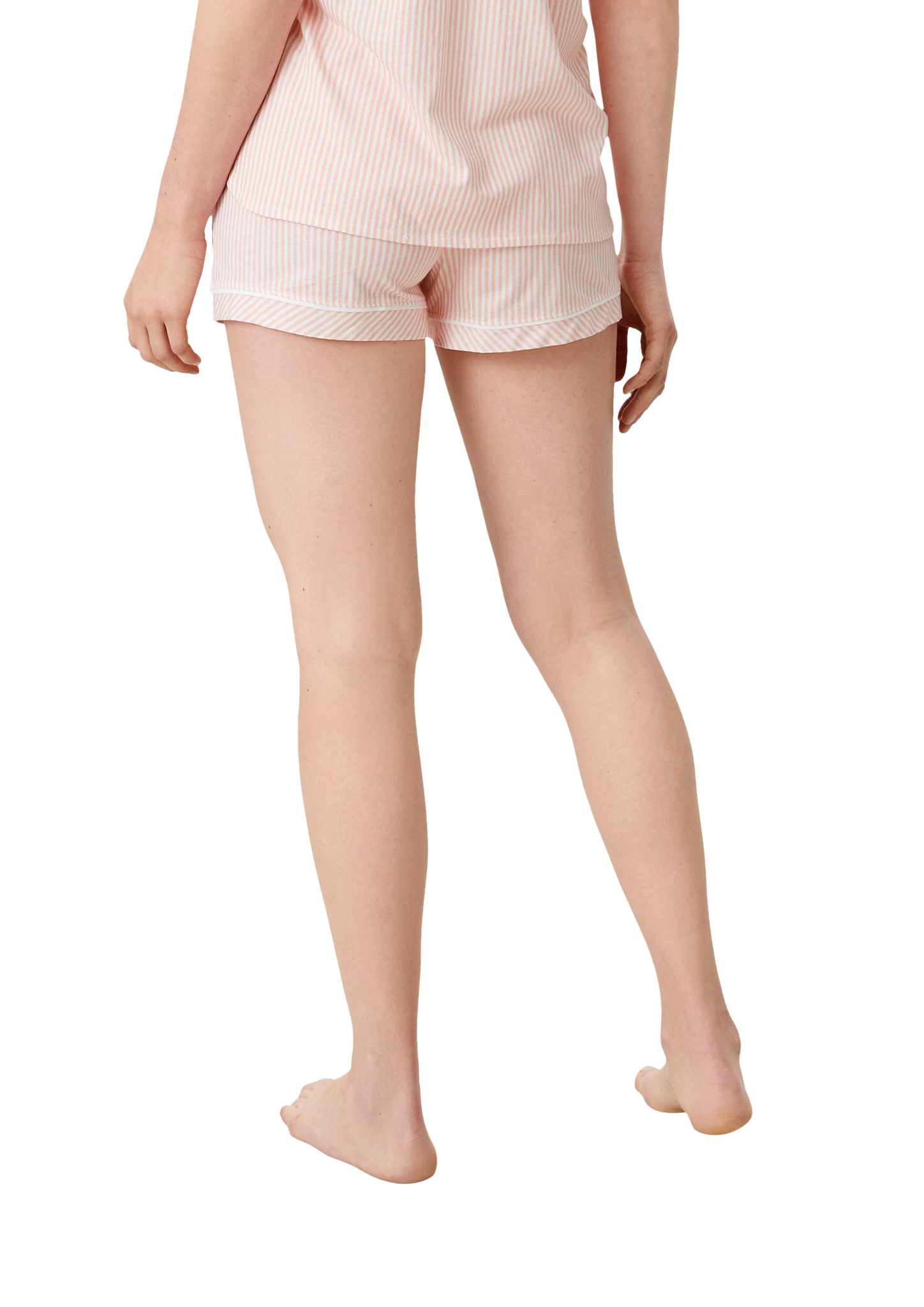 Pyjamashorts mit Streifenprint