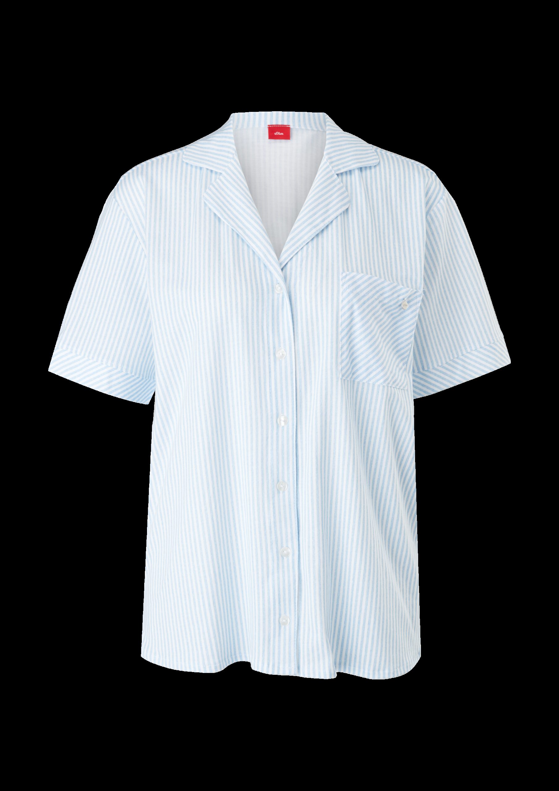 Pyjama-Shirt mit kurzen Ärmeln