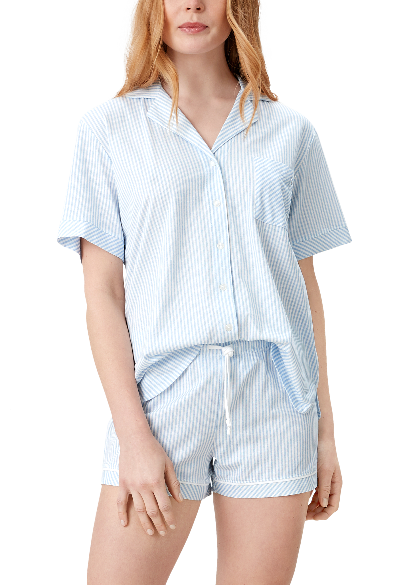 Pyjama-Shirt mit kurzen Ärmeln