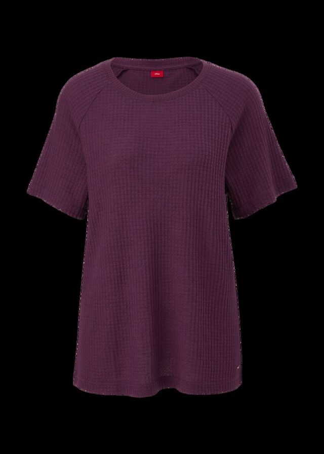 Nachtshirt in Waffelpiqué-Struktur