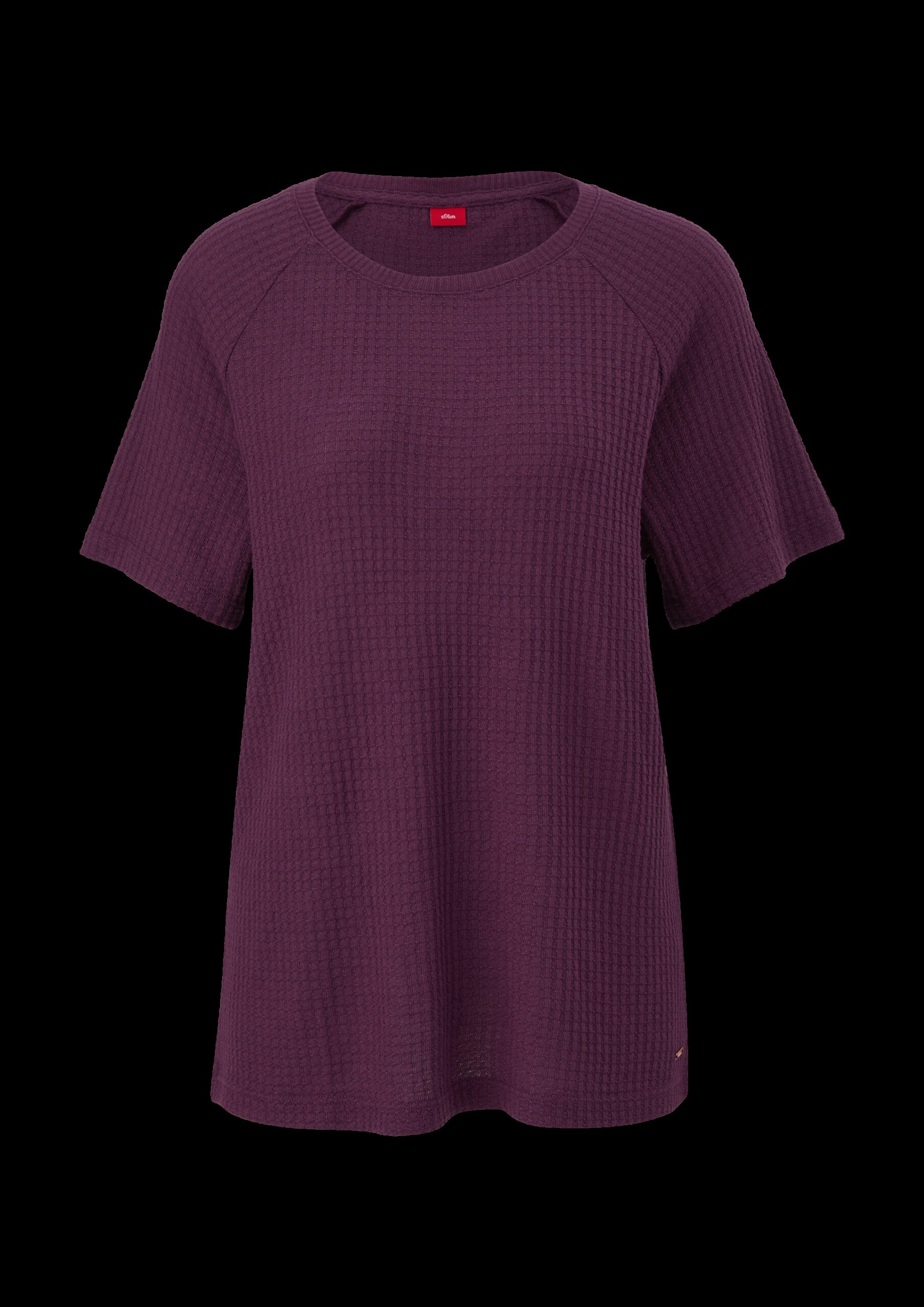 Nachtshirt in Waffelpiqué-Struktur