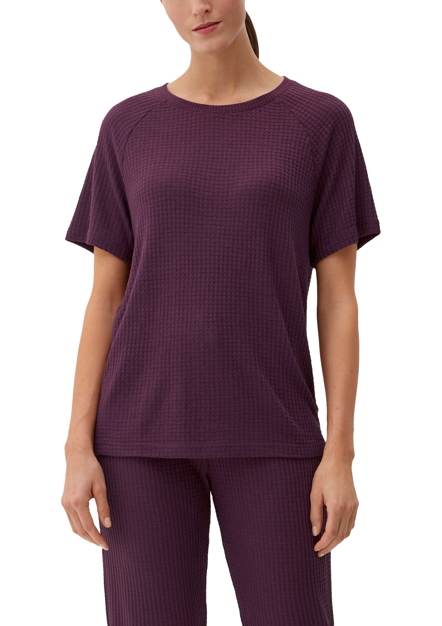 Nachtshirt in Waffelpiqué-Struktur