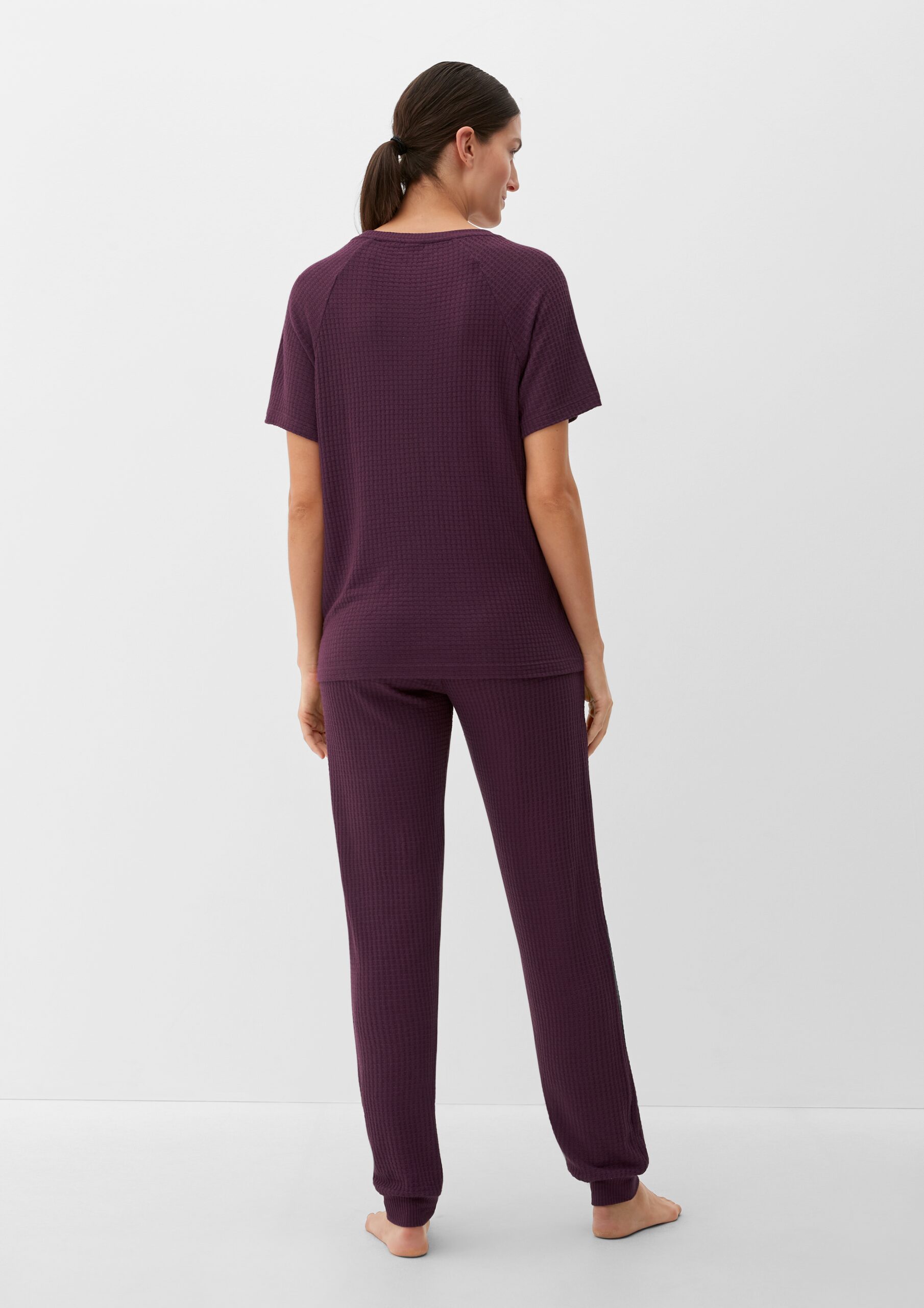 Nachtshirt in Waffelpiqué-Struktur