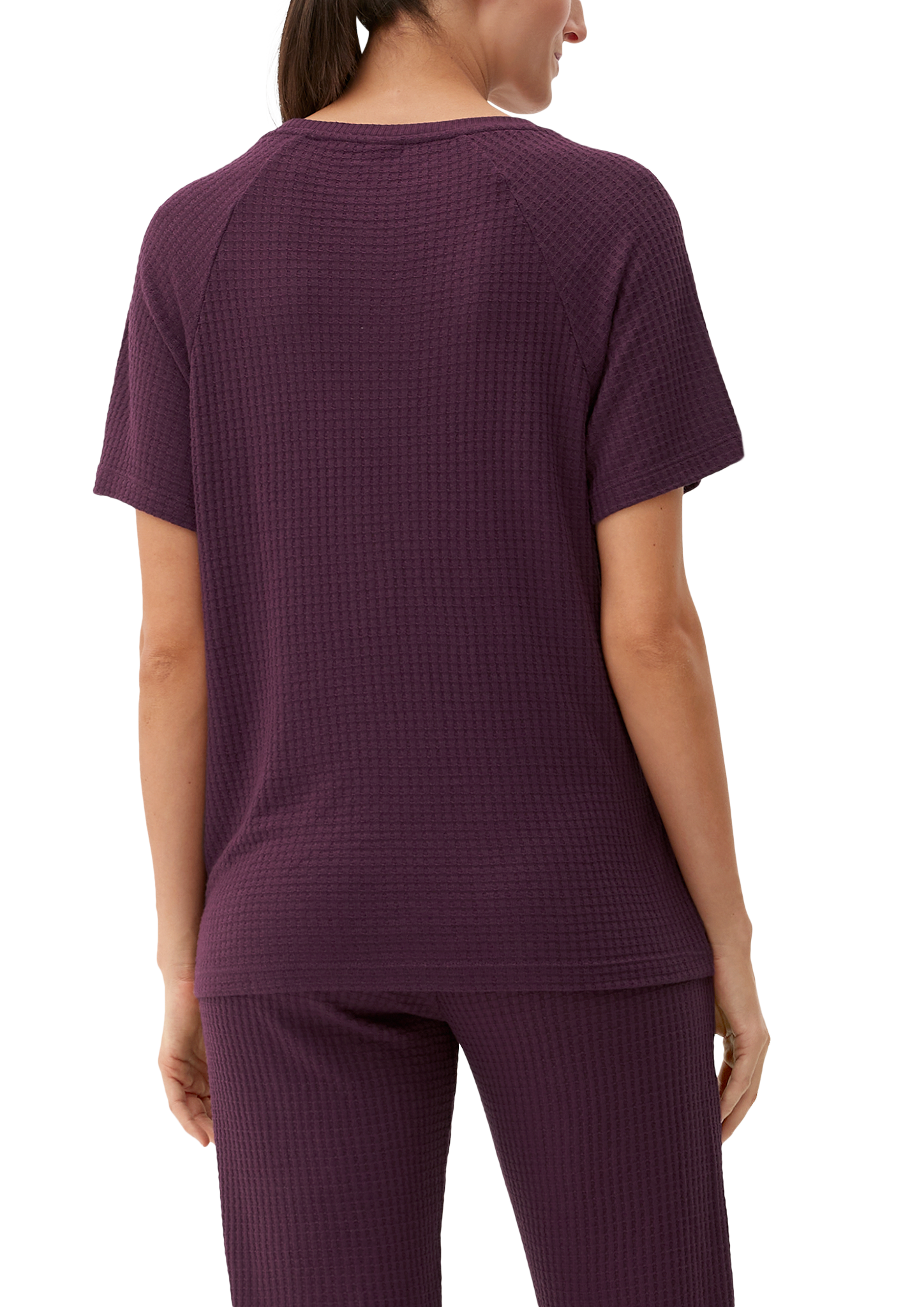 Nachtshirt in Waffelpiqué-Struktur