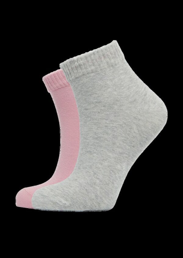 Melierte Socken im Doppelpack