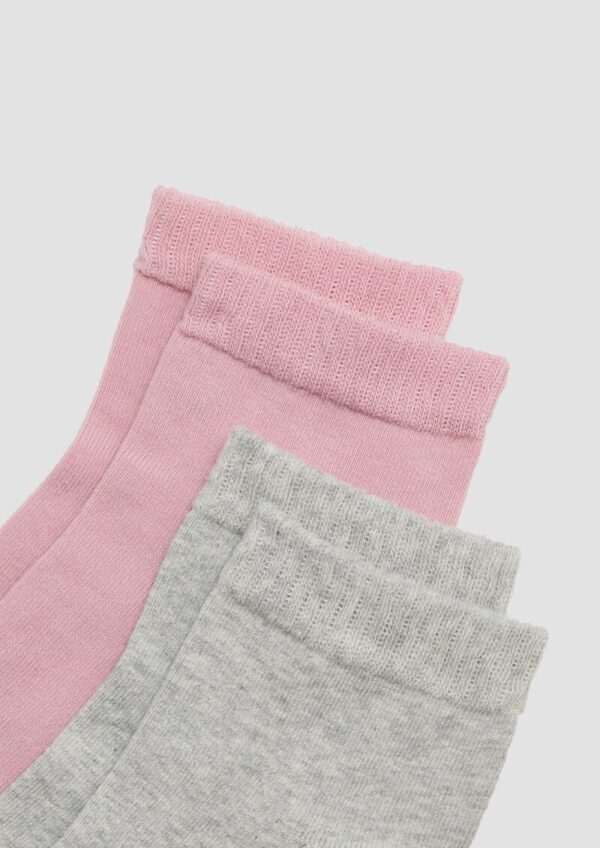 Melierte Socken im Doppelpack