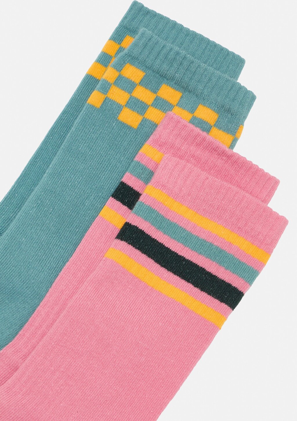 Gemusterte Socken im Doppelpack