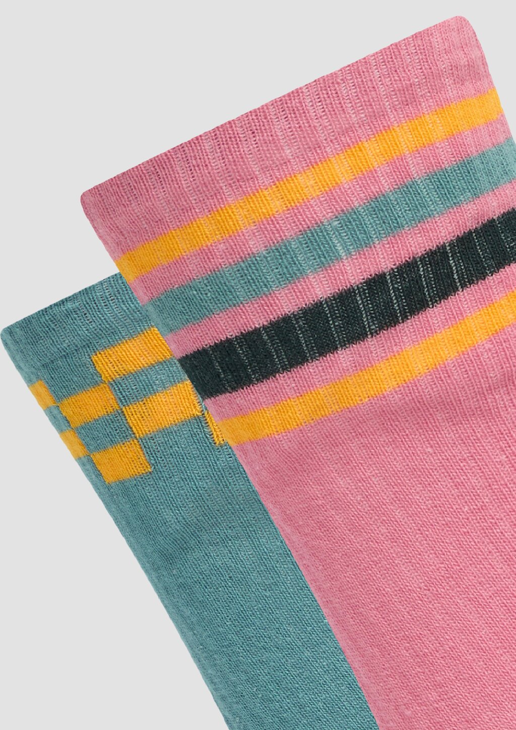 Gemusterte Socken im Doppelpack